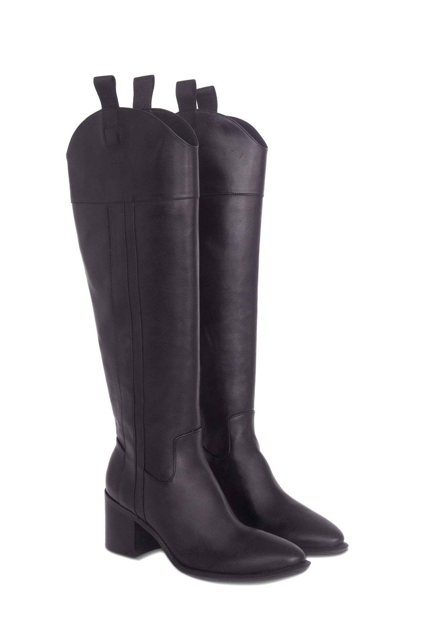 Mangará Leather Knee-High Boots