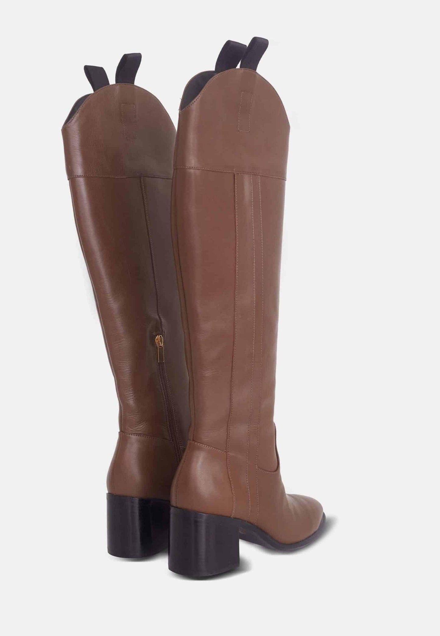 Mangará Leather Knee-High Boots